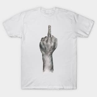 Middle Finger (Hand Painted... pun intended) T-Shirt